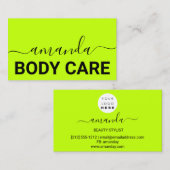 Lichaamszorg Markus Logo Minimalisme Groen Visitekaartje (Voorkant / Achterkant)