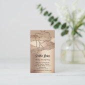 Lichaamszorg sculpend Cosmetica Logo QR Code Roos Visitekaartje (Staand voorkant)