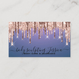 Lichaamszorg sculpend QRCode Logo Paars Visitekaartje