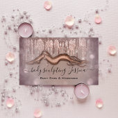 Lichaamszorg sculpend QRCode Logo Rozen Visitekaartje