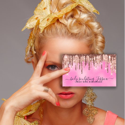 Lichaamszorg sculpend QRCode Logo Silver Glam Visitekaartje