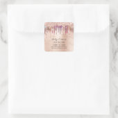 Lichaamverzorging Vormende Zeep Balm Cosmetisch Ro Vierkante Sticker (Tas)