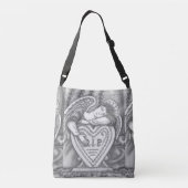 LICHAARDIAN ANGEL, CEMETERY CROSS BODY BAG CROSSBODY TAS (Achterkant)