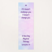 Lichamelijk therapeut Business Inspirerend Quote Yogamat (Voorkant)