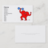 Lichamelijk therapeut Personal Trainer Visitekaart Visitekaartje (Voorkant / Achterkant)