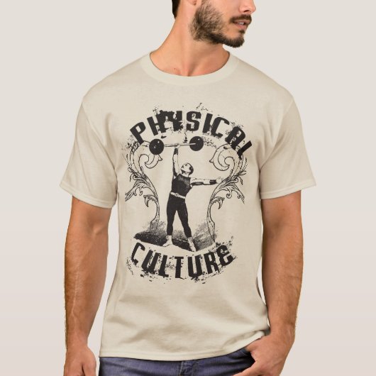 Lichamelijke cultuur - Oldtime Circus Strongman Sh T-shirt (Voorkant)