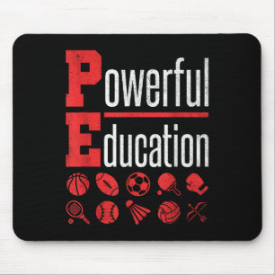 Lichamelijke Opvoeding Leraar Gym School Motivatie Muismat