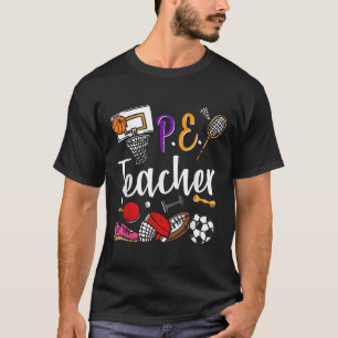 Lichamelijke Opvoeding Leraar Trots Po Leraar Srts T-shirt