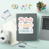 Lichamen zijn niet gebrekkig sticker (iPad Cover)
