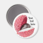 Licheesvruchten Magneet (Voorkant / Achterkant)