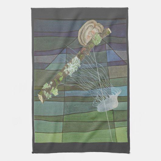 Lichen dat kwal - theedoek (Verticaal)