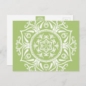 Lichen Mandala Briefkaart (Voorkant / Achterkant)