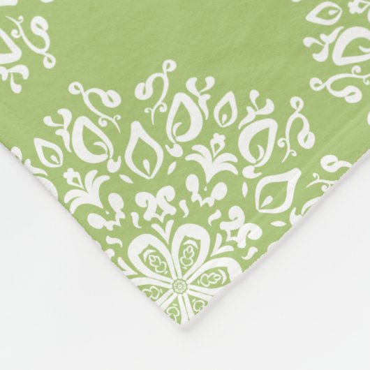 Lichen Mandala Fleece Deken (Hoek)