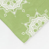 Lichen Mandala Fleece Deken (Hoek)