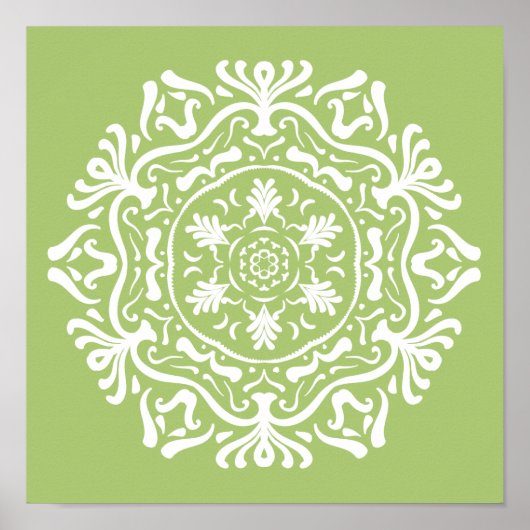 Lichen Mandala Poster (Voorkant)