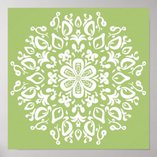 Lichen Mandala Poster (Voorkant)