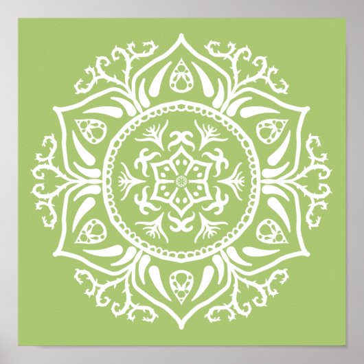 Lichen Mandala Poster (Voorkant)