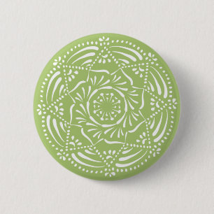 Lichen Mandala Ronde Button 5,7 Cm