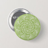 Lichen Mandala Ronde Button 5,7 Cm (Voorkant /achterkant)