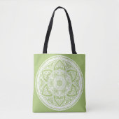 Lichen Mandala Tote Bag (Voorkant)