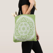 Lichen Mandala Tote Bag (Dichtbij)