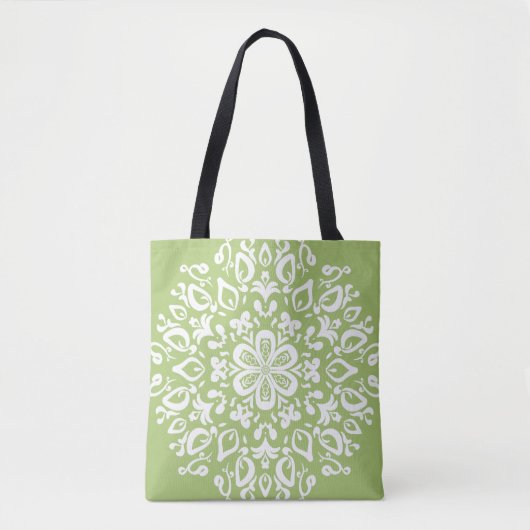 Lichen Mandala Tote Bag (Voorkant)