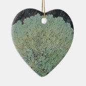 Lichen Mossy Circle Keramisch Ornament (Rechts)