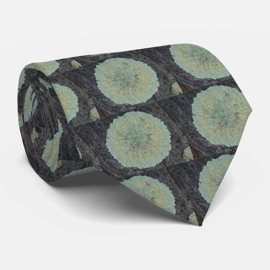 Lichen Mossy Circle Stropdas (Opgerold)