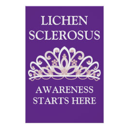 Lichen Sclerosus "Bewustwording Begint Hier" Perfect Poster