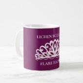 Lichen Sclerosus Bewustzijn "Flare Happens" Mok (Voorkant links)