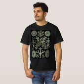 Lichen van Ernst Haeckel, Planten van de Natuur T-shirt (Voorkant volledig)