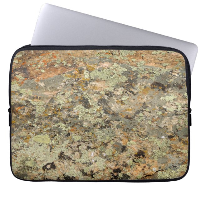 Lichens- en moss-laptophoes laptop sleeve (Voorkant)