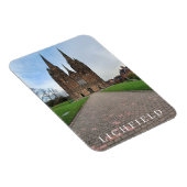 Lichfield Cathedraal uitzicht friet magneet (Rechterzijde)