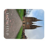 Lichfield Cathedraal uitzicht friet magneet (Horizontaal)