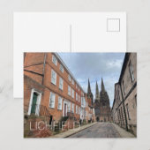 Lichfield Holiday Postcard Feestdagenkaart (Voorkant / Achterkant)