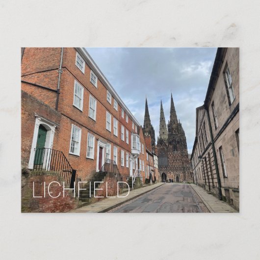 Lichfield Holiday Postcard Feestdagenkaart (Voorkant)