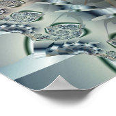 Licht 2 Abstracte kunst Poster (Hoek)