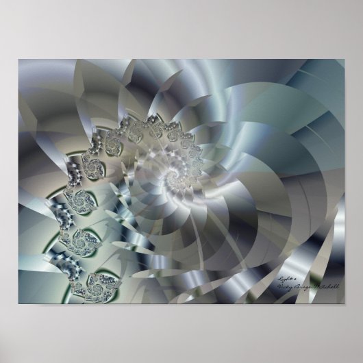 Licht 2 Abstracte kunst Poster (Voorkant)