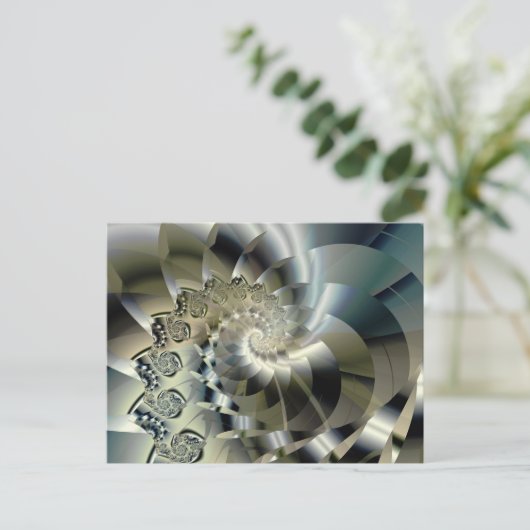 Licht 2 Herziene moderne Abstracte kunst Briefkaart (Staand voorkant)