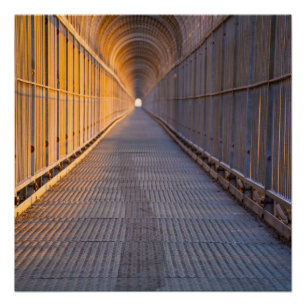 Licht aan het eind 20" x 20", Poster (halfglanzend
