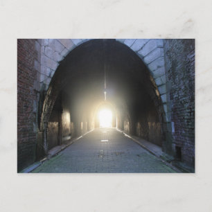 Licht aan het eind briefkaart