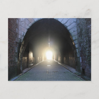 Licht aan het eind briefkaart