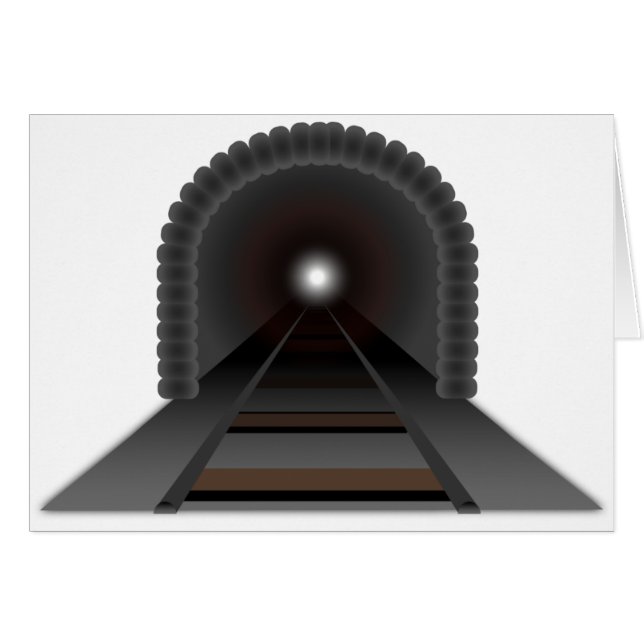 Licht aan het eind van de tunnel! (Voorkant Horizontaal)