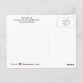 Licht aan het eind van de tunnel_B_ Briefkaart (Achterkant)