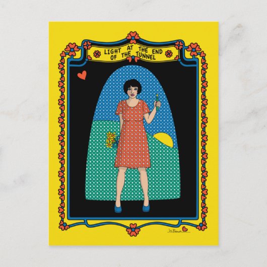 Licht aan het eind van de tunnel_B_ Briefkaart (Voorkant)