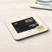 Licht aan het eind van de tunnel bier onderzetter (Linkerzijde)