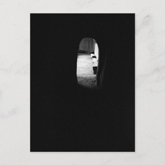 Licht aan het eind van de tunnel briefkaart (Voorkant)