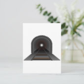 Licht aan het eind van de tunnel! briefkaart (Staand voorkant)