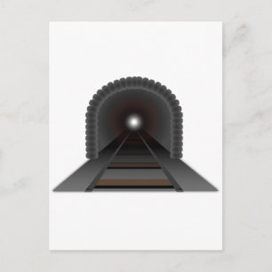 Licht aan het eind van de tunnel! briefkaart
