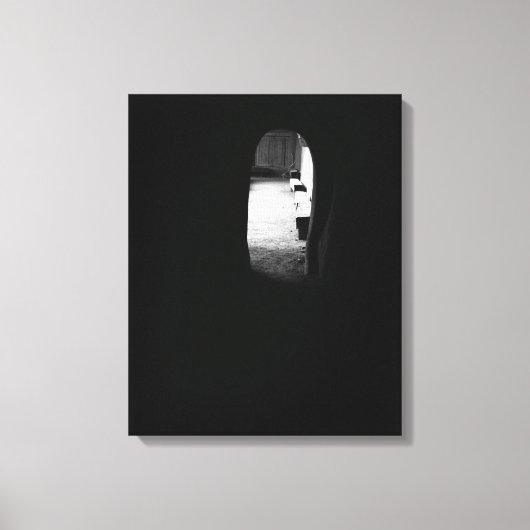 Licht aan het eind van de tunnel canvas afdruk (Voorkant)